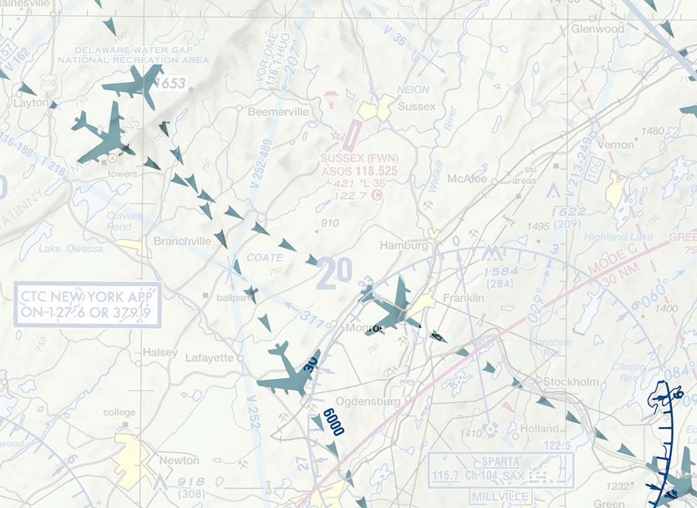 IFR arrival routes